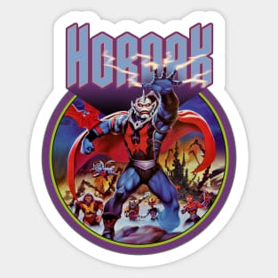 Evil horde villain Sticker